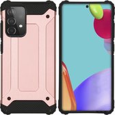 iMoshion Rugged Xtreme Backcover Samsung Galaxy A52(s) (5G/4G) hoesje - Rosé Goud
