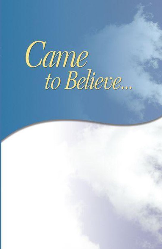 Came to Believe - cover