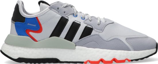 Adidas Heren Lage sneakers Nite Jogger Grijs Maat 43 bol