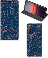 Bookcase Sony Xperia 5 II Smartphone Hoesje Palm Leaves