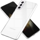 Transparant Dun TPU Hoesje Geschikt voor Samsung Galaxy S21 | Back Cover | Lichtgewicht | Ultra Dun Hoesje | Flexibel | Zacht TPU | Doorzichtig