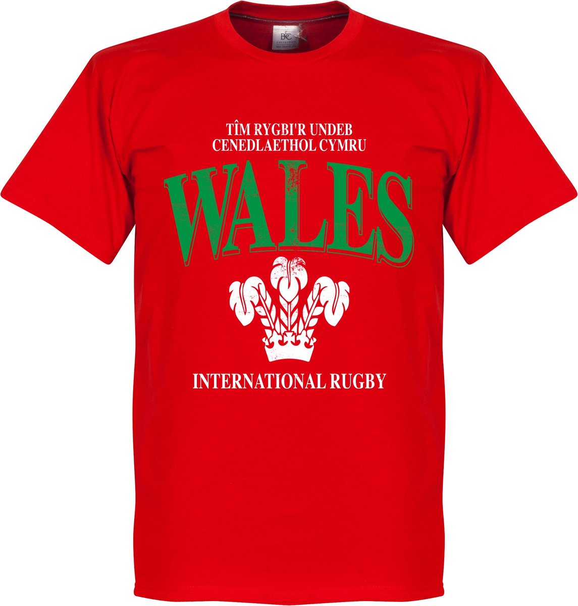 Wales Rugby T-Shirt - Rood - XXL