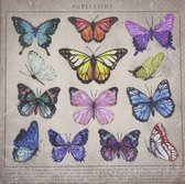 Servetten Papillons 33 x 33 cm