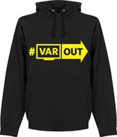 VARout Hoodie - Zwart/ Geel - XXL