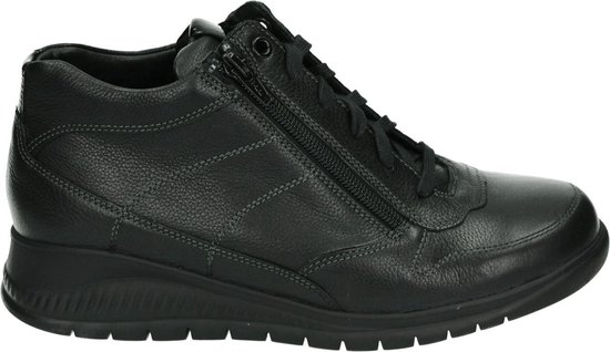 Durea 9721 K - Volwassenen VeterlaarzenHalf-hoge schoenen - Kleur: Zwart -  Maat: 38 | bol.com