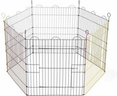 Beeztees - Knaagdierenren - 6 Panelen - 66,5x58 cm, diam. 105 cm