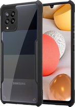 Shieldcase telefoonhoese geschikt voor Samsung Galaxy A42 bumper case - zwart