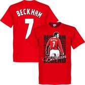T-Shirt Beckham 7 Legend - Rouge - L