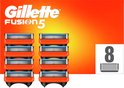 Gillette Fusion5 Scheermesjes Voor Mannen - 8 Navu