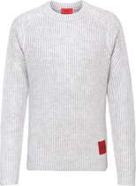 Regular-fit trui in een gebreide jacquard met logopatch Shair