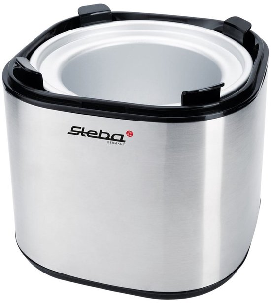Steba IC30 - Roomijsmachine met vrieskom - RVS behuizing- 1,5 Liter - timer - LCD display - BPA vrij van Steba — afbeelding 5