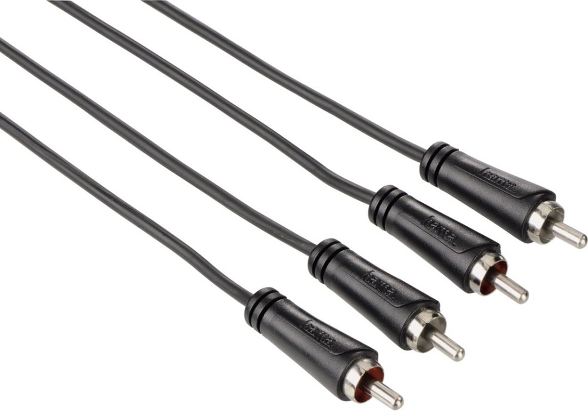 Hama audiokabel 2 cinch - 2 cinch 5.0m, 1ster