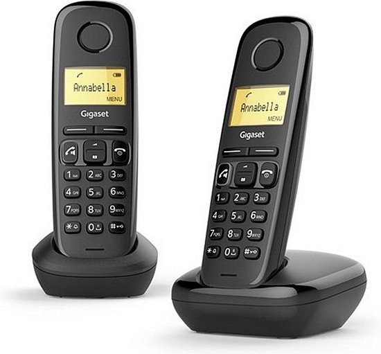 Gigaset A270 - Duo DECT telefoon - Zwart | bol.com