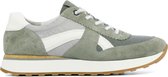 Paul Green Sneakers Dames - Lage sneakers / Damesschoenen - Canvas - 4918     -  Groen combi - Maat 36.5