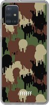 6F hoesje - geschikt voor Samsung Galaxy A52 - Transparant TPU Case - Graffiti Camouflage #ffffff