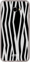 6F hoesje - geschikt voor Samsung Galaxy J4 Plus -  Transparant TPU Case - Zebra Print #ffffff