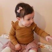 Baby haarspeldje met strikje - Antique mauve | Roze, Paars | Baby