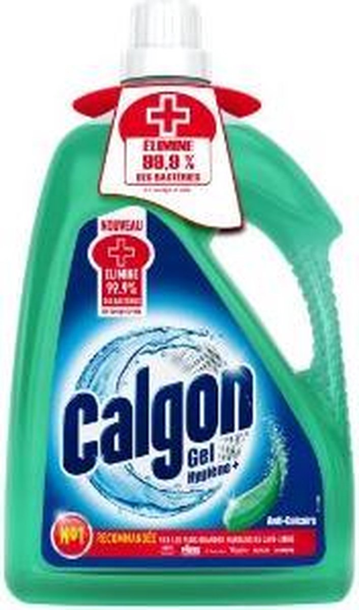 Calgon Gel Hygiène + 2 en 1 - Détartrant pour lave-linge - 6 x 1,5L - Pack  économique