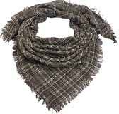 Clayre & Eef sjaal 130x130cm groen