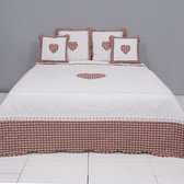 Clayre & Eef Bedsprei hart 180x260