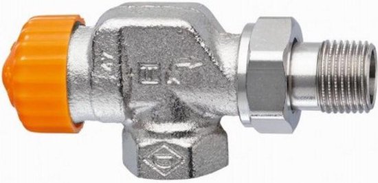 Heimeier Eclipse Thermostatisch Radiatorventiel Met Debietregeling Haaks 3 8