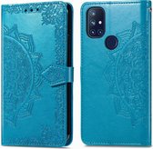 Coque OnePlus Nord N10 5G iMoshion Mandala Booktype - Turquoise
