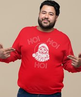 Foute Kersttrui Rood - Ho Ho Ho - Maat S - Kerstkleding voor dames & heren