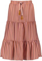 NONO Meisjes rokjes NONO NaelB maxi skirt AOP stripe Lychee 116