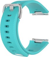 By Qubix - Fitbit Ionic siliconen bandje met gesp (small) - turquoise