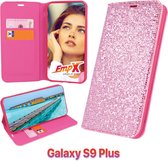 EmpX Telefoonhoesje - Book Case - Geschikt Voor Samsung Galaxy S9+ - Roze