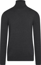 Cappuccino Italia - Heren Sweaters Coltrui Charcoal - Grijs - Maat XL