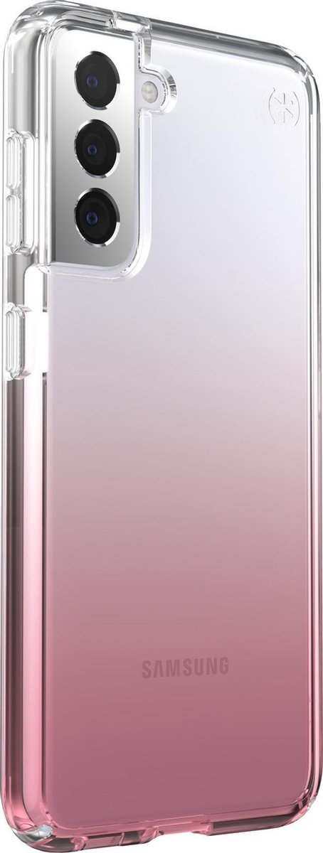 Speck Presidio Perfect Clear Ombre Samsung Galaxy S21 Clear/Vintage Rose - with Microban