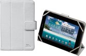 RivaCase 3112 - Universele Tablet case - 7 Inch (Samsung Galaxy tab4 7.0 / Acer Iconia Tab B1-710 / Asus Fonepad Me372CL / Lenovo LePad A2207) - Wit