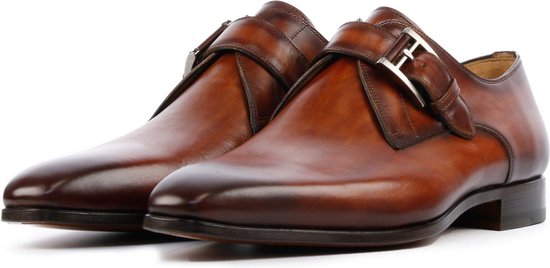 Magnanni Mannen Gespschoenen - 15477 - Cognac - Maat 48 | bol.com