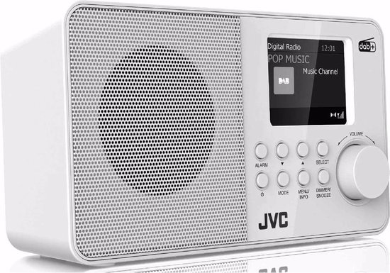 Stijg paars bladzijde JVC DAB radio F39W-DAB (Wit) | bol.com