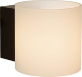 Lucide JELTE - Wandlamp Badkamer - Ø 12 cm - 1xG9 - IP44 - Zwart