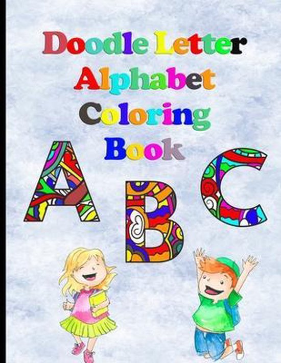 Bol Com Doodle Letter Alphabet Coloring Book Aldino Mus 9798677988370 Boeken