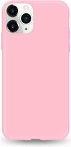 Samsung Galaxy A71 siliconen hoesje - Roze - shock proof hoes case cover - Telefoonhoesje met leuke kleur -