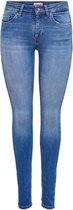 Only ONLBLUSH LIFE MID SKINNY  REA12187 NOOS Medium Blue Denim Dames Jeans - Maat XL X L34