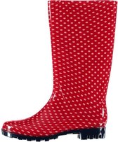 Xq Footwear Regenlaarzen Hoog Dames Rubber Rood Maat 40