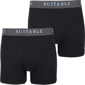 Suitable Bamboe Boxershorts 4-Pack Zwart