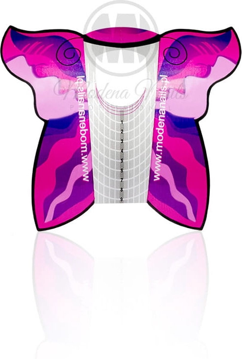 Goedkoopste Modena Nails Nagel Sjablonen Butterfly Premium 100st.