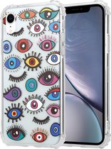 ShieldCase geschikt voor Apple iPhone Xr hoesje met gekleurde oogjes