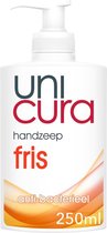 6x Unicura Handzeep Anti Bacterieel Fris 250 ml