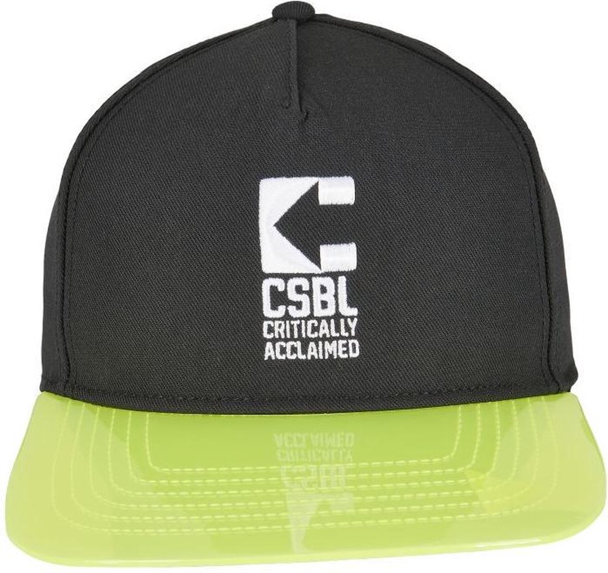 Cayler & Sons - CSBL Critically Acclaimed Cap black/volt one size Snapback Pet - Zwart