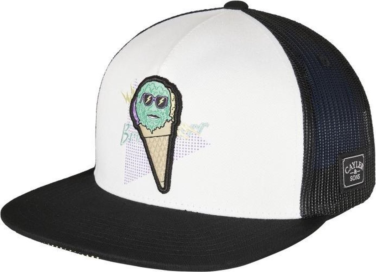 Urban Classics Trucker pet FREEZING COOL Zwart/Wit