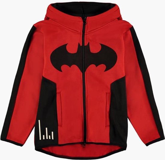 DC Comics Batman - Tech Vest Met Capuchon Kinderen - Kids 122 - Rood