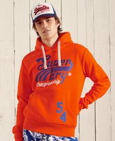 Superdry Heren Trui Collegiate hoodie voor over het hoofd met print