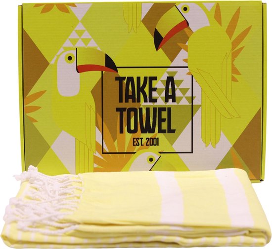 Hamamdoek - Take A Towel - fouta - 90x170 cm - 100% katoen - pestemal - TAT 4A-3