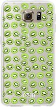 6F hoesje - geschikt voor Samsung Galaxy S6 -  Transparant TPU Case - Kiwi's #ffffff